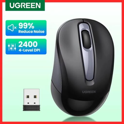 Chuột Không Dây Ugreen 90371 Thiết Kế Công Thái Học Ergonomic MU003