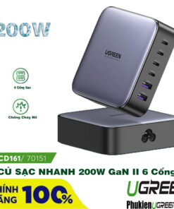 Bộ Sạc Đa Năng CD271 200W 4C2A Ugreen 40913