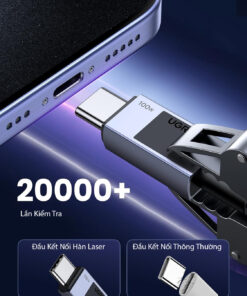 Cáp Sạc Nhanh USB C to USB C 100W Dây Bện Nylon Ugreen 45063