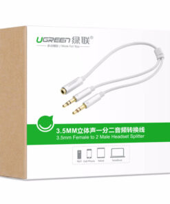 Cáp Gộp Audio và Mic Sang cổng 3.5mm âm Ugreen 10790