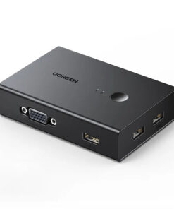 Bộ Gộp 2 VGA Sang 1 Màn Hình Có KVM Ugrene 90490