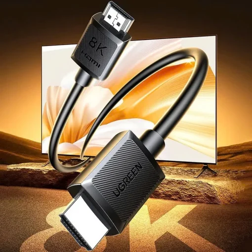 Cáp HDMI 2.1 8K Ugreen HD175 – Ugreen 45429, 55406, 45430, 45431, 45432, 45433, 45434, 45435, 45436, 45437 – kết nối TV 8K, màn hình HDR, hình ảnh siêu nét, truyền 8K@60Hz, 4K@240Hz qua HDMI 2.1