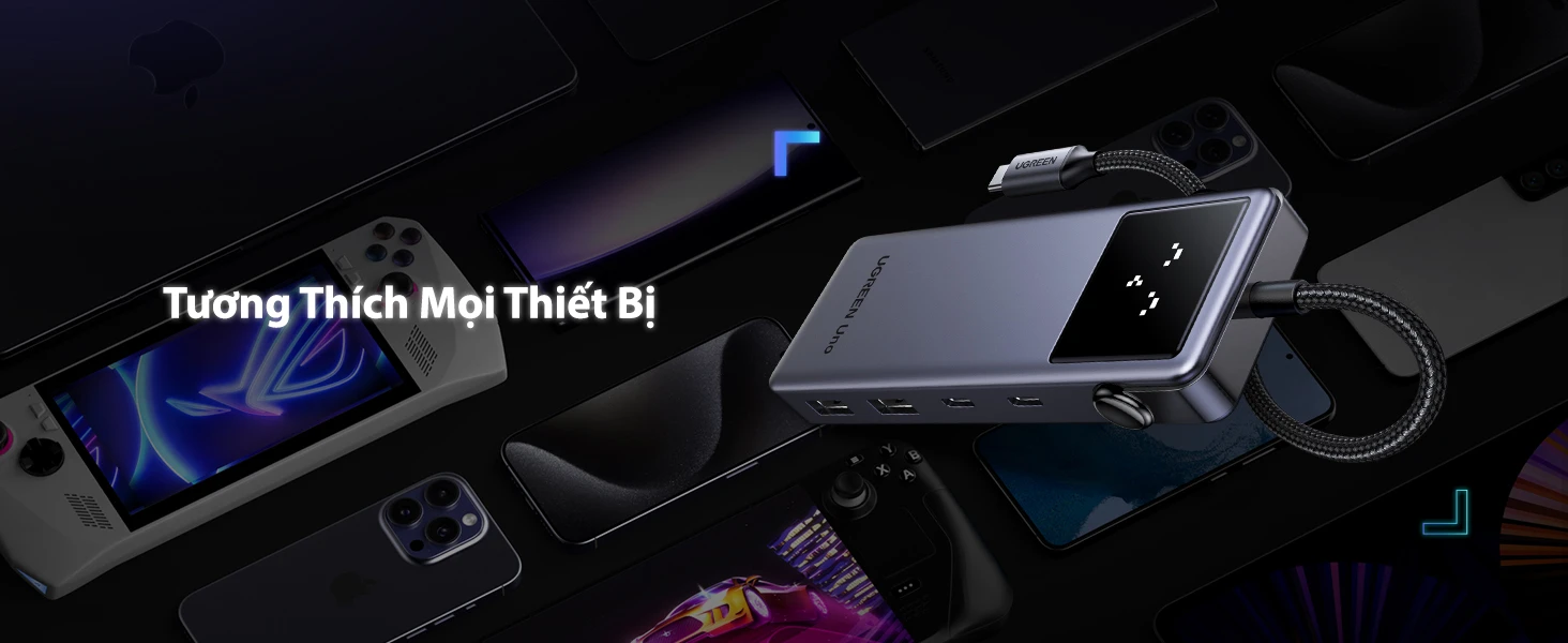 Hub USB-C 6 in 1 Groovy Robot Uno Ugreen 35998 Hỗ Trợ 4K@60Hz , 2x USB 3.2, 2x USB-C 3.2 Tốc Độ 10Gbps 25 Hub USB-C 6 in 1 Ugreen 35998 CM888 – Tương thích mọi thiết bị: Laptop, điện thoại, tablet, máy chơi game