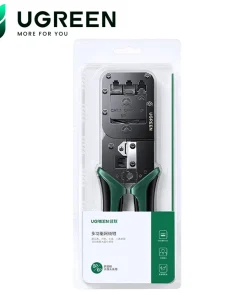 Kìm Bấm Mạng Đa Năng 6P/8P CAT5/6/7/8 Ugreen 15115 ( Tặng lưỡi dao thay thế đi kèm ) 31 Vỏ hộp đóng gói kìm bấm mạng đa năng Ugreen 15115 tương thích Cat5e Cat6 Cat7 Cat8, đầu 8P 6P